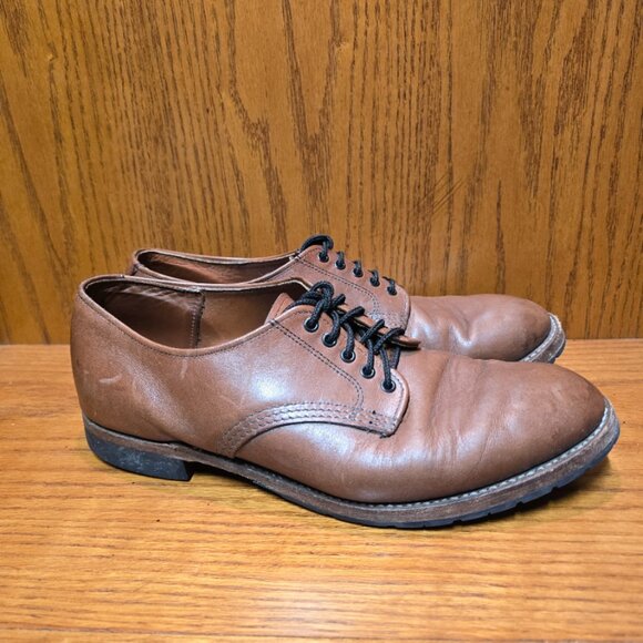 Red Wing Heritage 9046 Beckman Oxford Teak Featherstone Vigram Mens Size 10.5 D - Picture 2 of 10